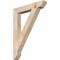 Ekena Millwork Traditional Slat Smooth Bracket, Douglas Fir, 3 1/2"W x 24"D x 32"H BKT04X24X32TRA06SDF - alternate 1